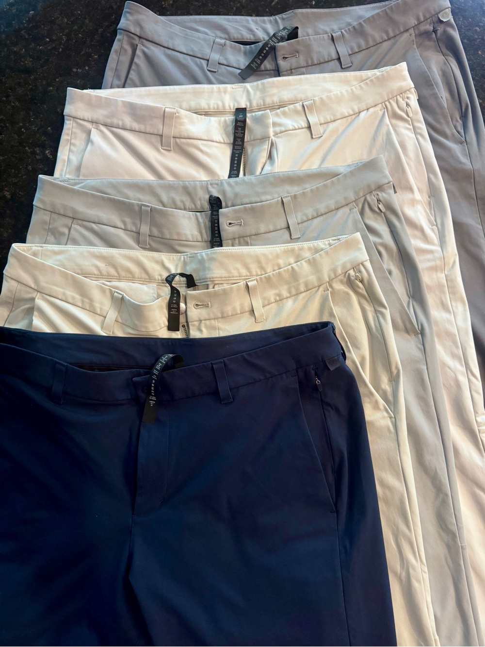 5 Pair Lululemon ABC Commission Men's Chinos